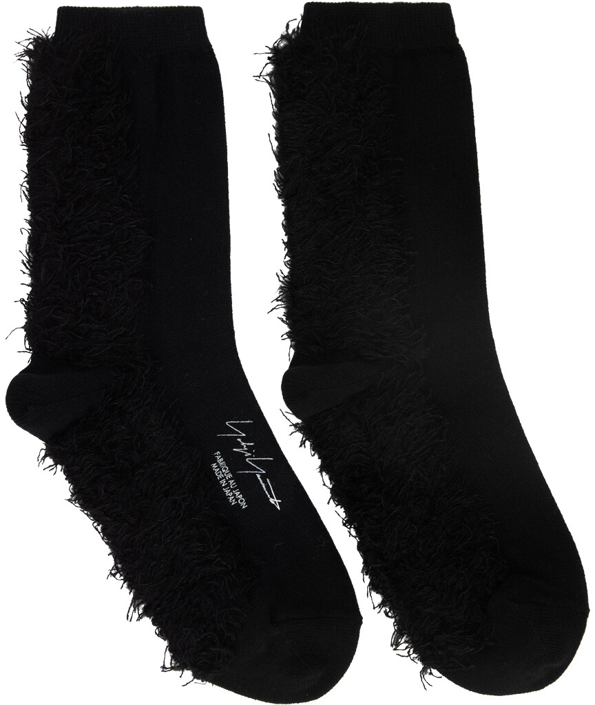 

Черные носки с принтом Yohji Yamamoto
