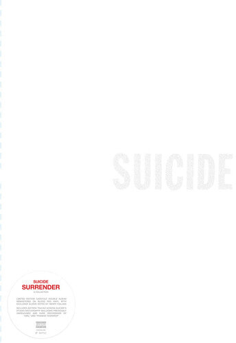 

Виниловая пластинка Suicide: Surrender