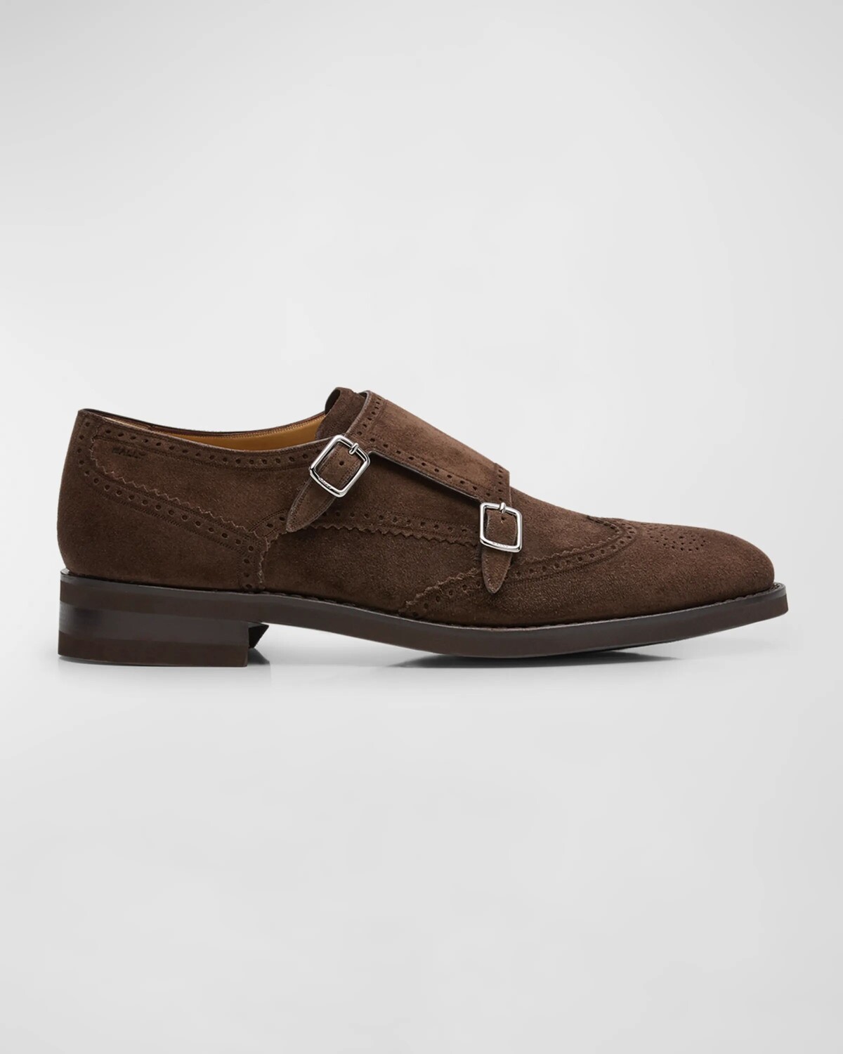 

Мужские лоферы Sahele с двумя монками и ремешками Bally, цвет Ebano 21