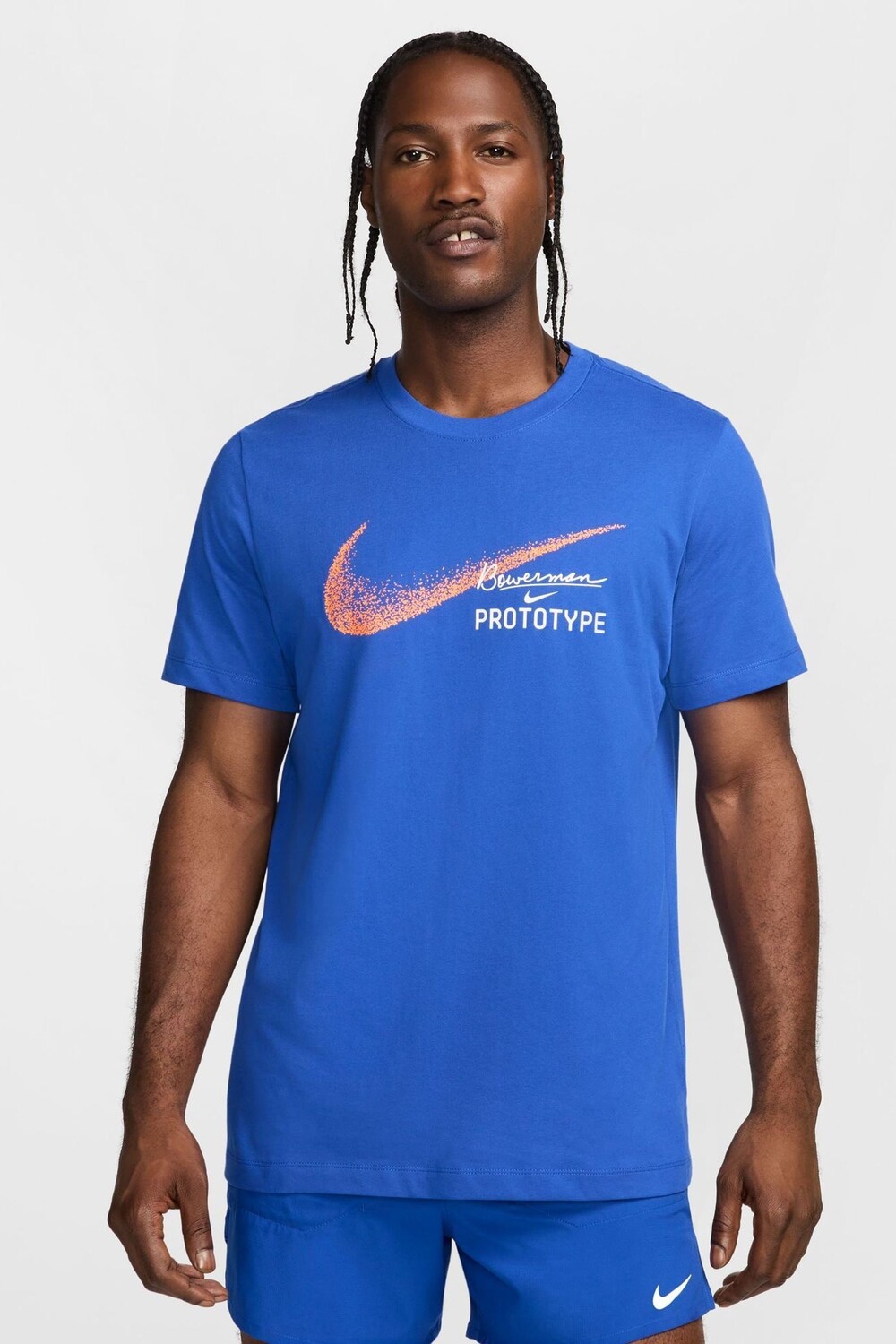 

Футболка с графическим принтом основателей Drifit Nike, синий