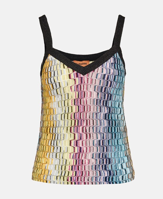 

Вязаный топ Missoni, оранжевый
