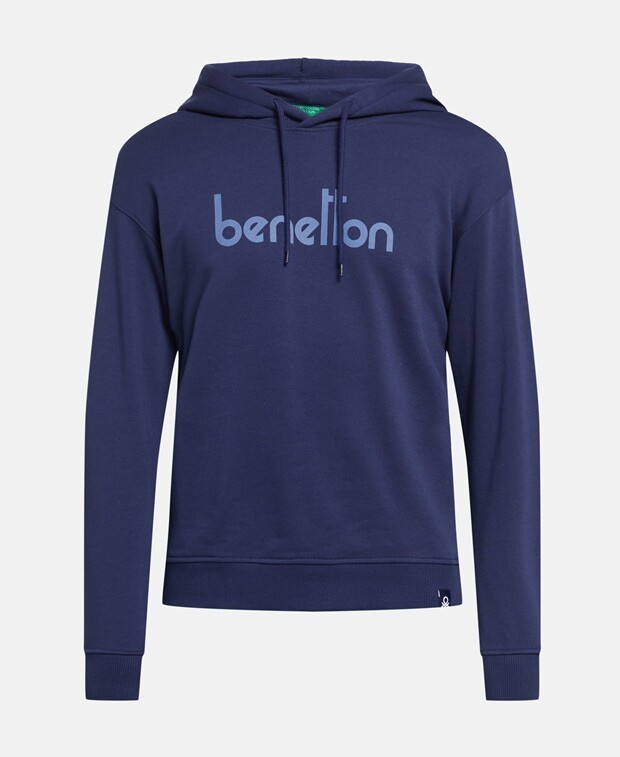 

Худи с капюшоном United Colors of Benetton, синий