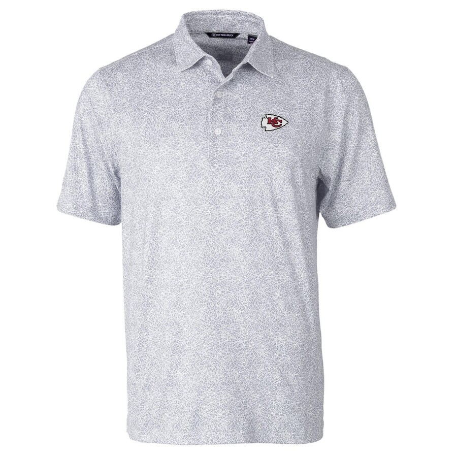 

Поло с коротким рукавом Cutter & Buck Kansas City Chiefs, серый