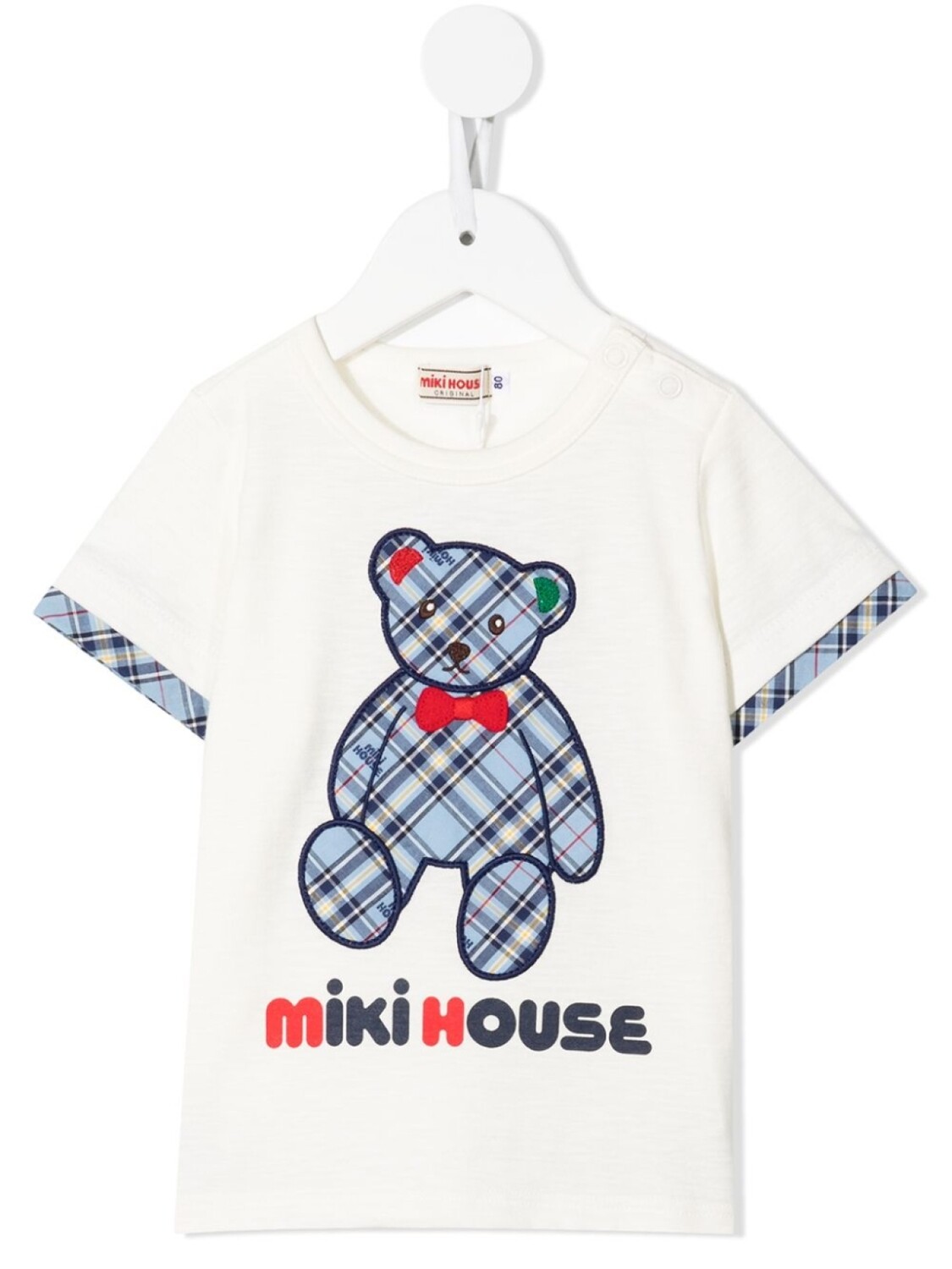 

Футболка с аппликацией Bear Miki House, белый
