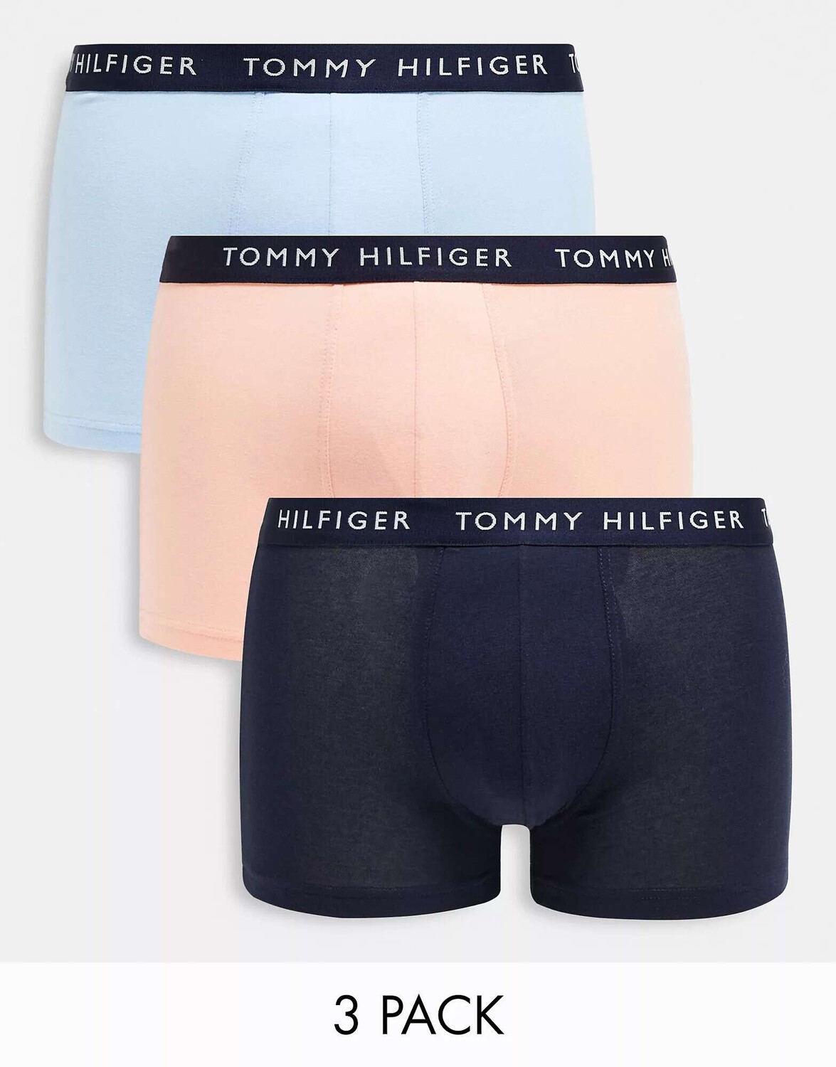 

Три пары плавок Tommy Hilfiger синего, розового и темно-синего цвета