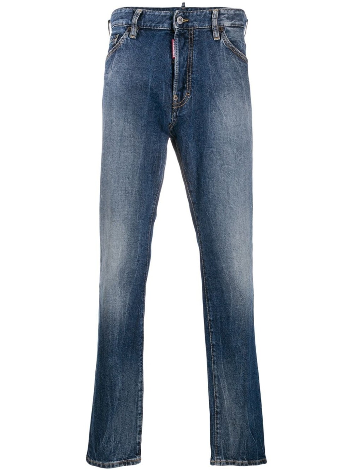 

Dsquared2 джинсы с эффектом потертости, синий