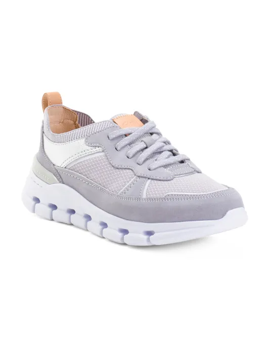 

Кожаные кроссовки Nature X Cove Clarks, цвет Lilac Multi