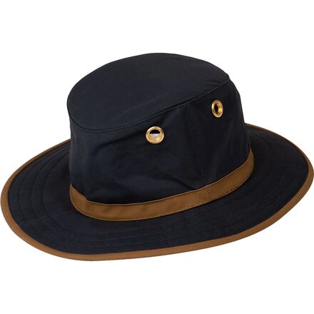 Шляпа глубинки Tilley, цвет Navy/British Tan фотографии