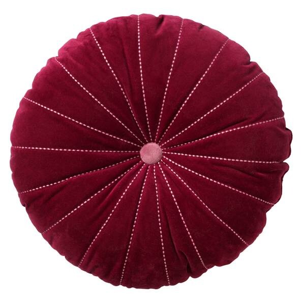 

Декоративная подушка Dutch Decor Maan Rundform, 50x50x50 см цвет red plum