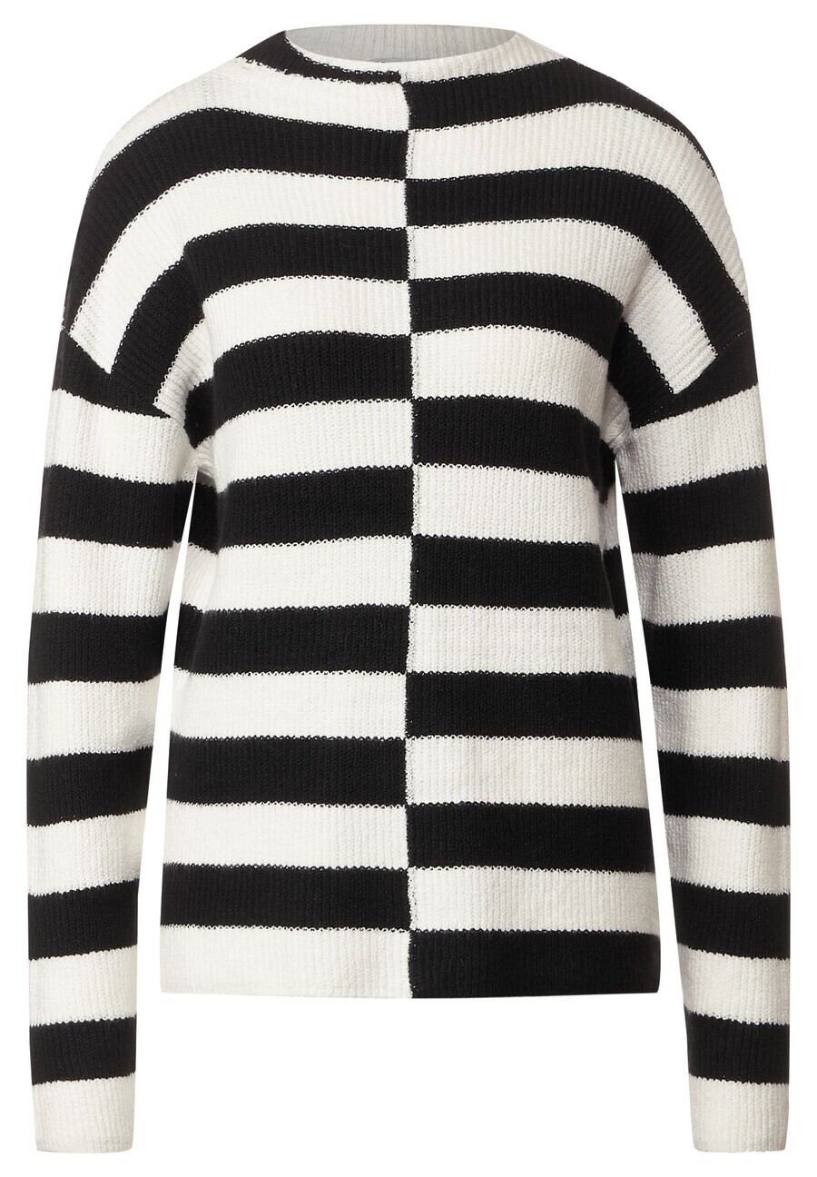 

Свитер STREET ONE Sweater, черный/белый