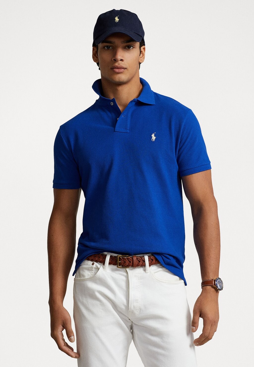 

Рубашка-поло SHORT SLEEVE Polo Ralph Lauren, цвет sapphire star