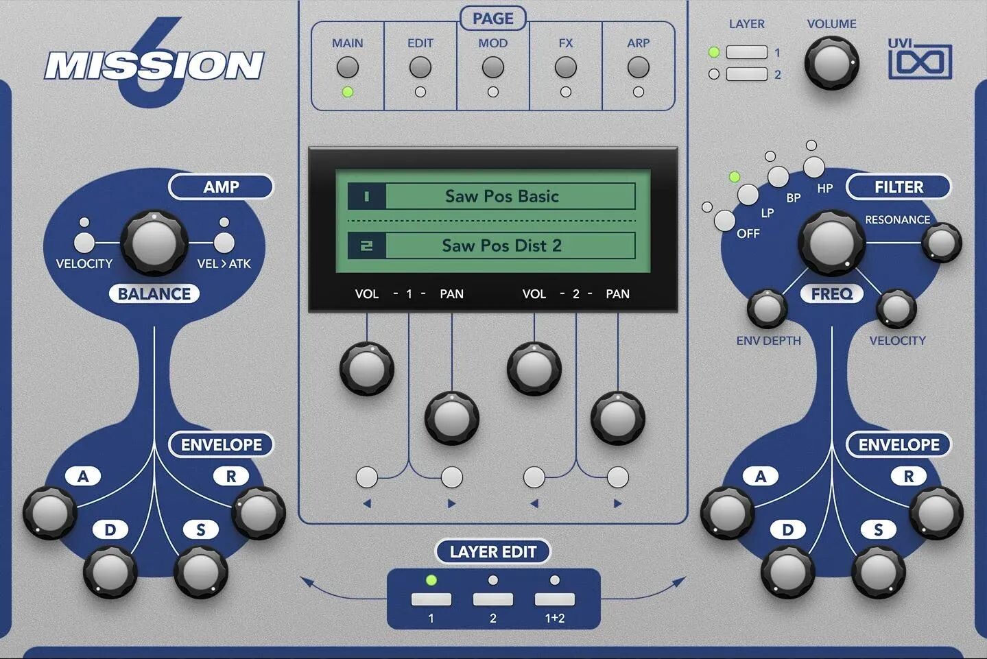 

Плагин UVI Mission 6