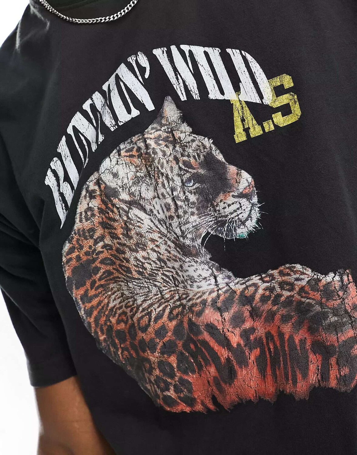 

Черная футболка с короткими рукавами и круглым вырезом AllSaints Species, Черный