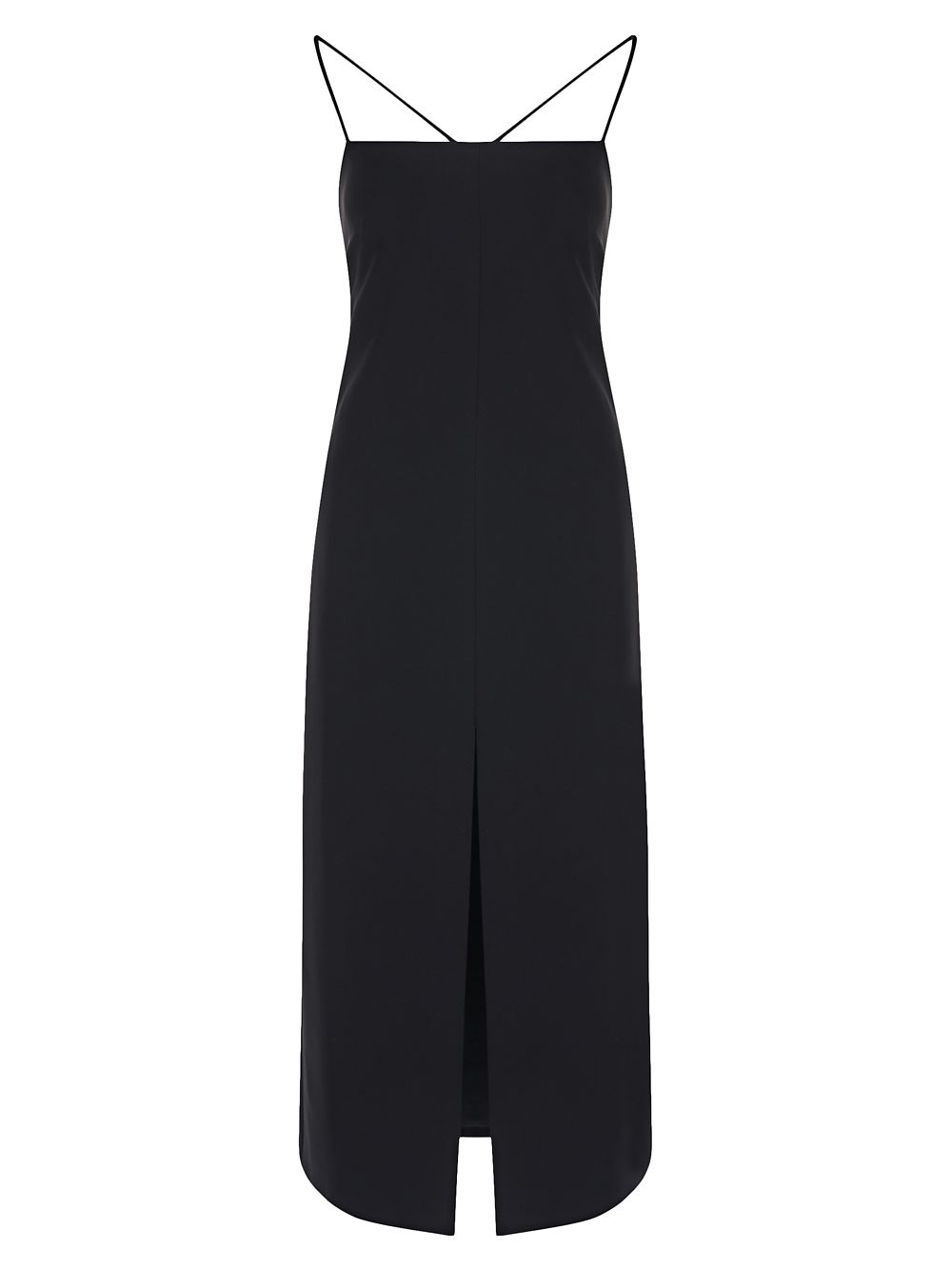 цена Платье-комбинация Aila из эластичного крепа Halston, черный