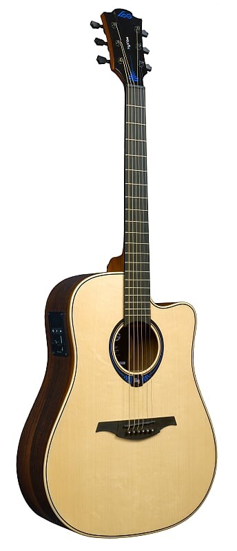 

Акустическая гитара LAG THV30DCE Tramontane Dreadnought Cutaway Acoustic Electric Guitar with Hyvibe