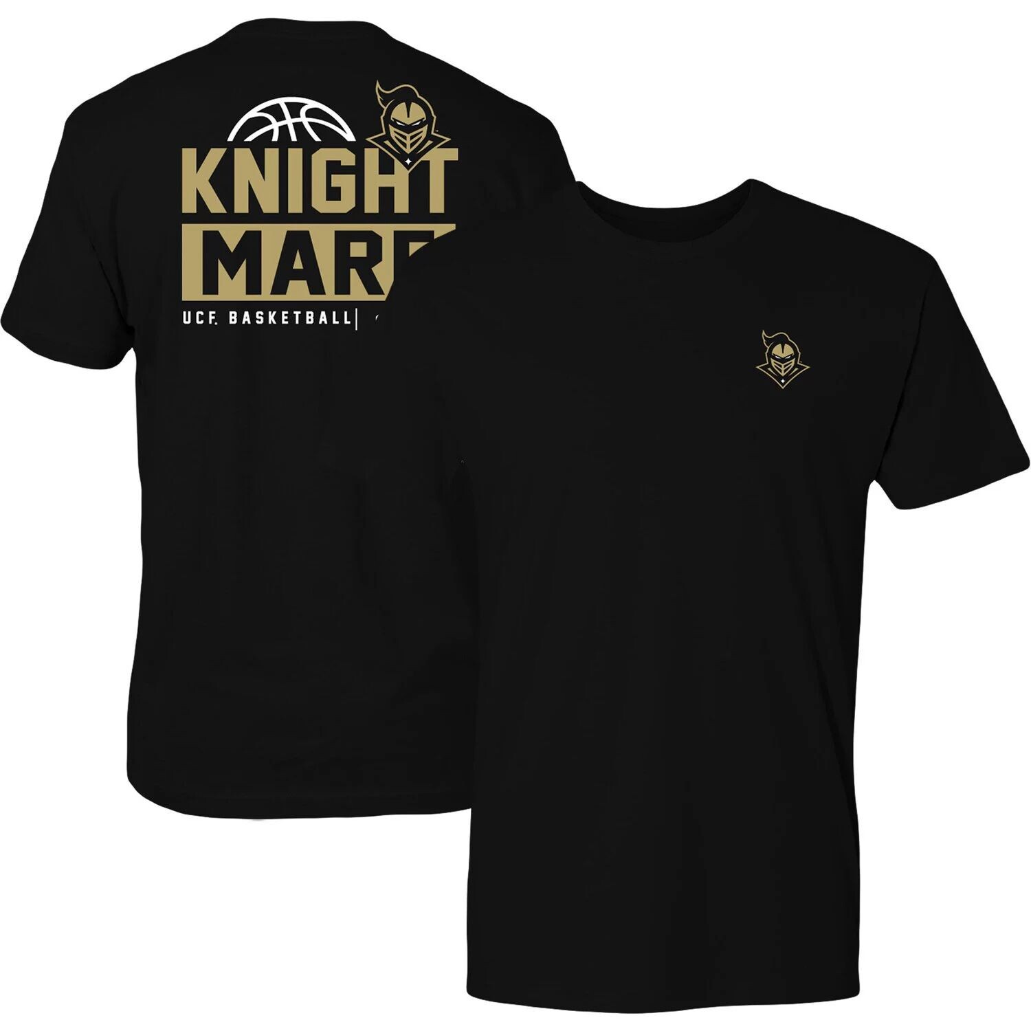 

Мужская черная баскетбольная футболка UCF Knights Knightmare