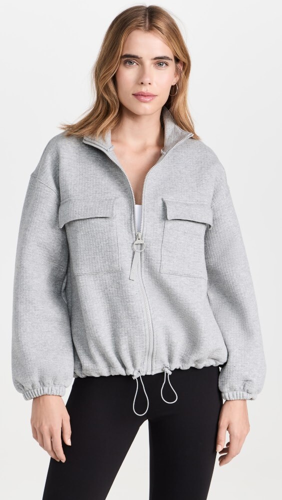 

Куртка MWL by Madewell Quilted Caribou Full Zip, серый