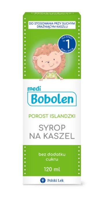 Сироп от кашля Bobolen Porost Islandzki Syrop, 120 мл гербион сироп исландского мха 150 мл