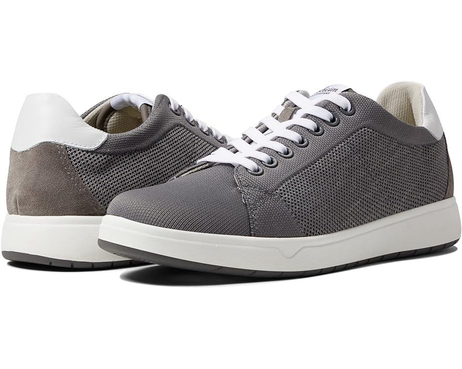 Кроссовки Florsheim Heist Knit Lace To Toe Sneaker, цвет Gray Knit/Gray Suede/White Smooth