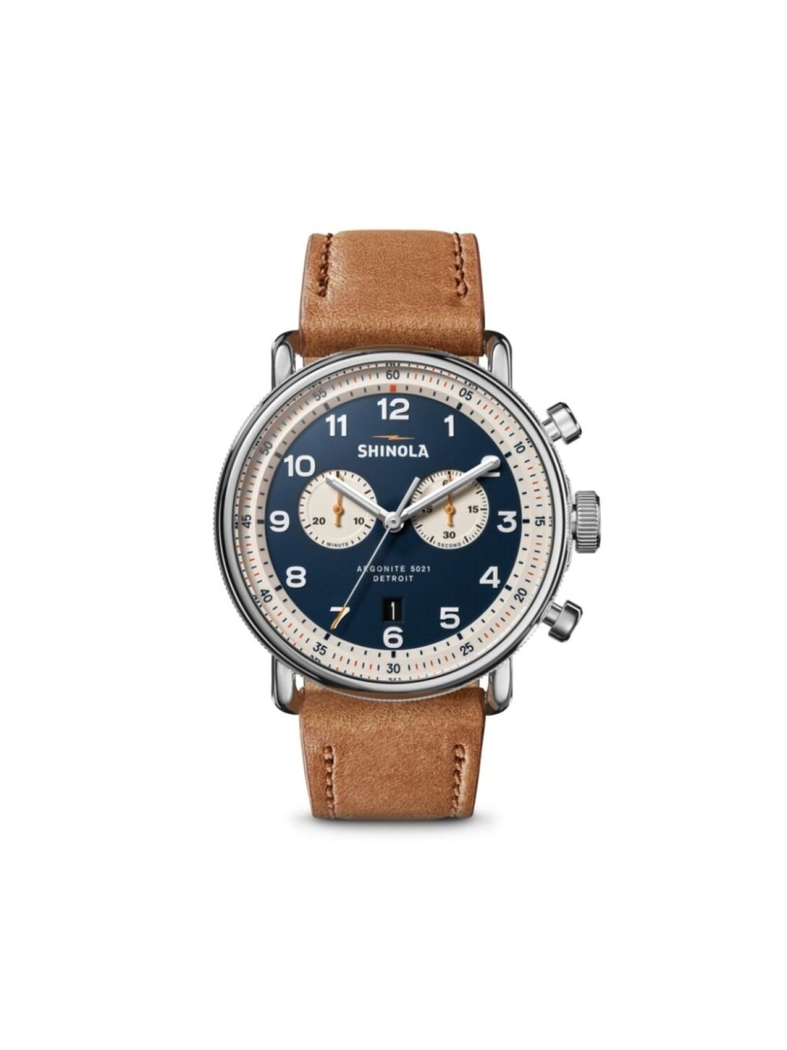 

Shinola наручные часы Argonite-1069 Detroit, синий