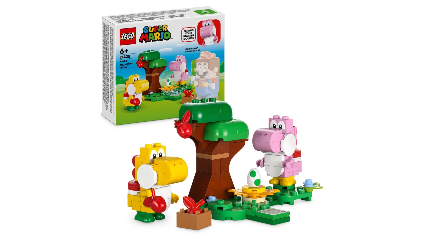 цена Lego Super Mario Дикий лес Йоши набор расширения с 2 фигурками