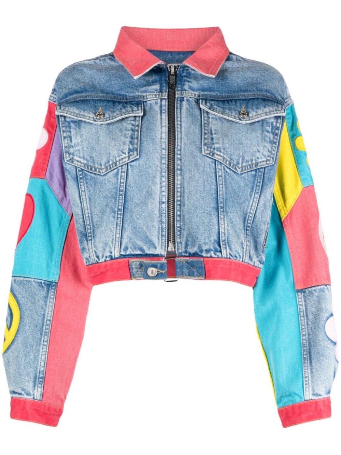 

Куртка с графичным принтом MOSCHINO JEANS, синий
