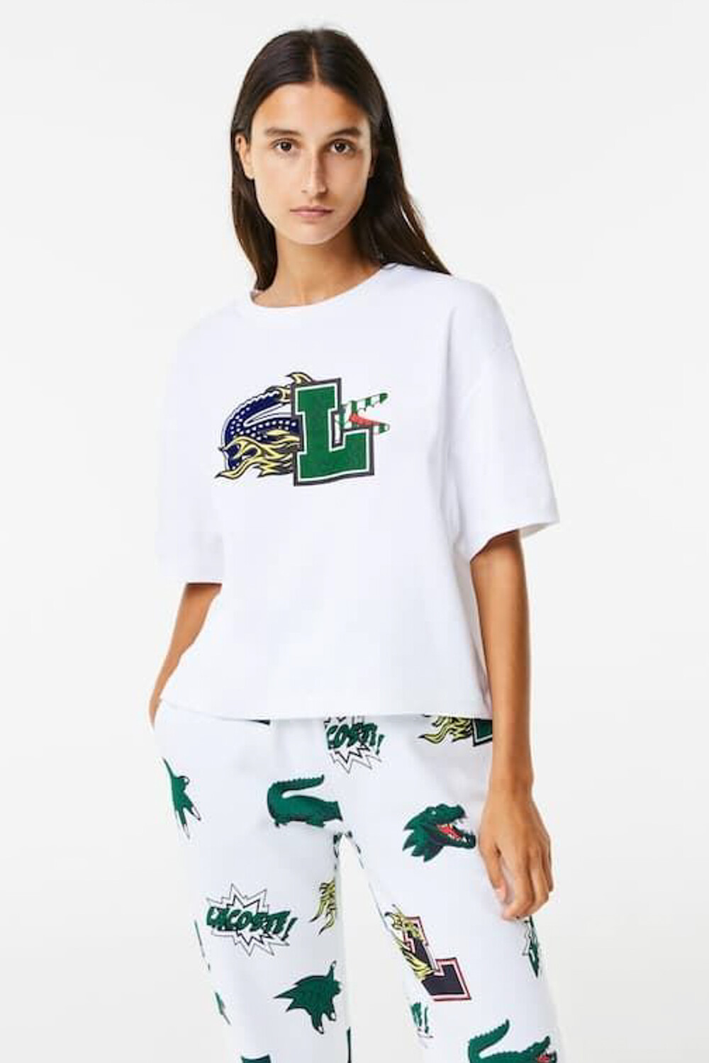 

Футболка BLANC для женщин/девочек Lacoste, черный