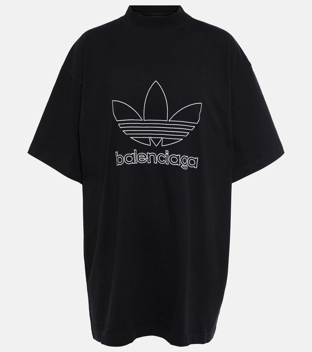 

Футболка из коллаборации с Adidas с логотипом BALENCIAGA, черный