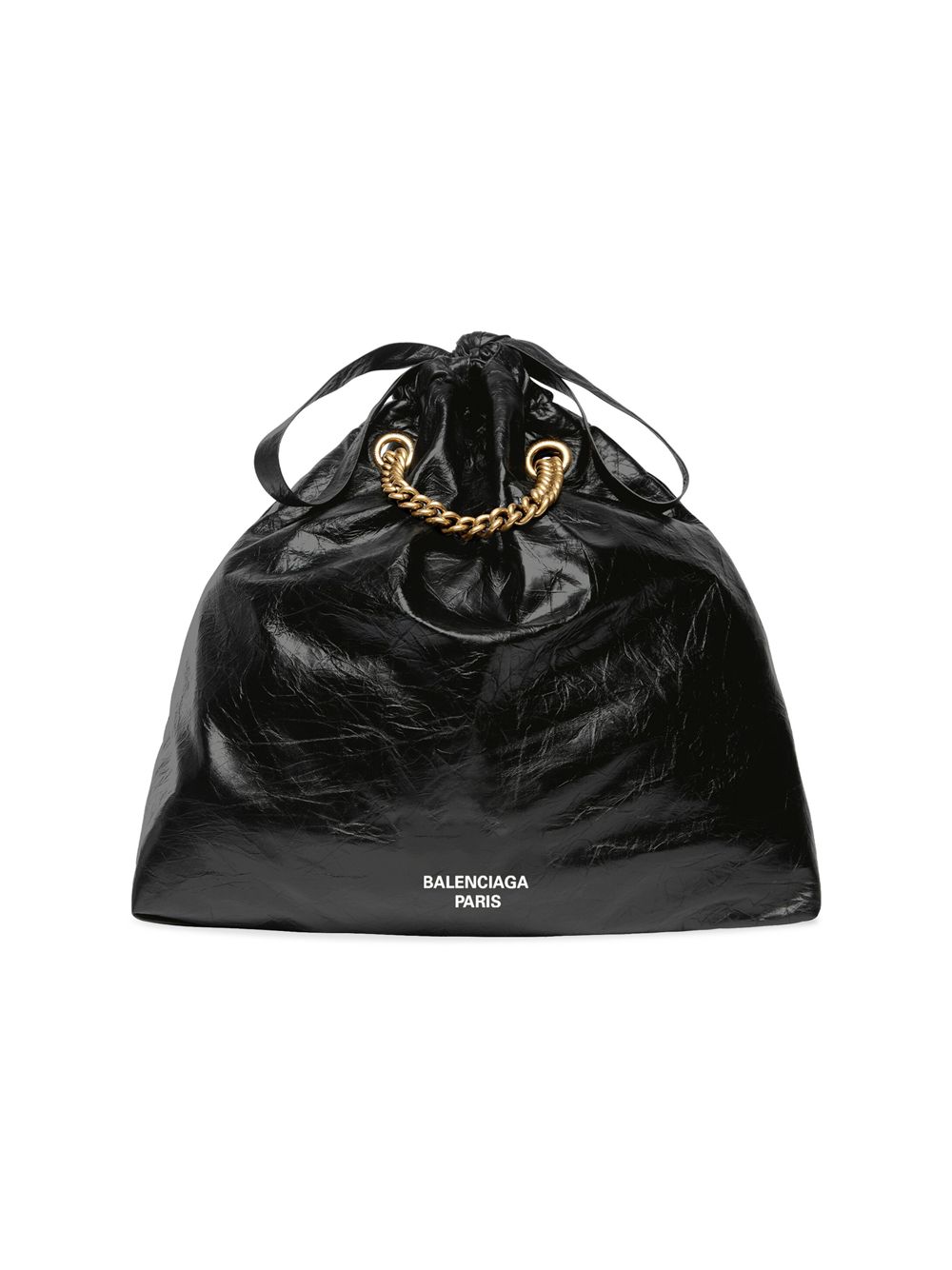 Большая сумка Crush среднего размера Balenciaga, черный