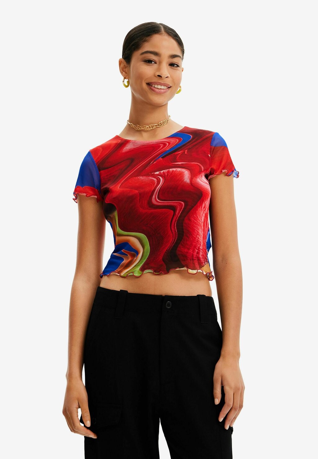 

Блуза Desigual, красный