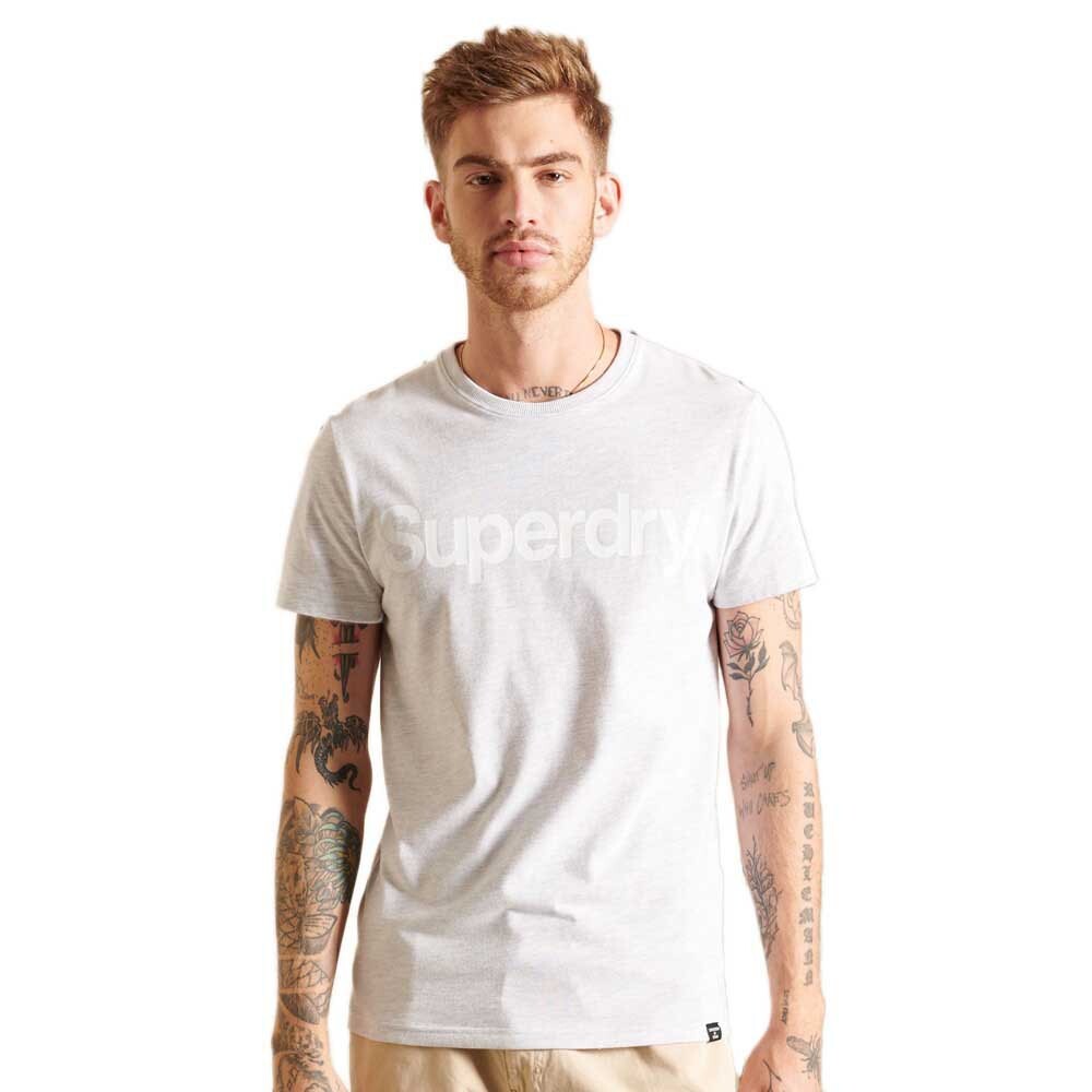 

Футболка с коротким рукавом Superdry Core Logo, белый