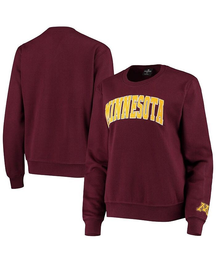 

Женский бордовый пуловер Minnesota Golden Gophers Campanile свитшот Colosseum, красный