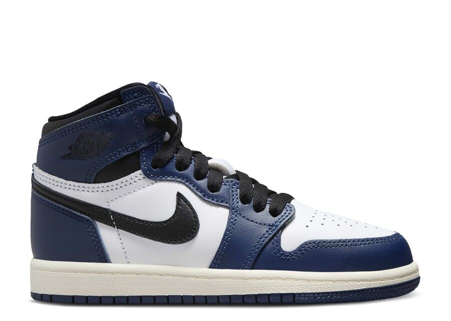 

Кроссовки Air Jordan Jordan 1 Retro High OG PS, цвет Midnight Navy