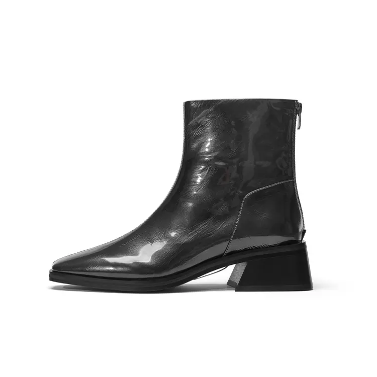

Ботильоны женские 7Or9, цвет Black Khaki Brownie - Dark Gray - 3.5cm