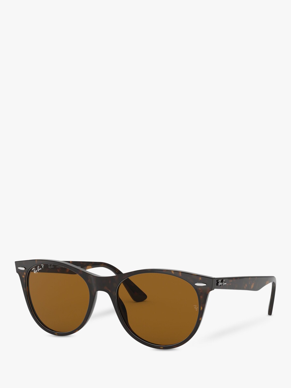 

Женские поляризационные солнцезащитные очки Ray-Ban RB2185 Wayfarer II Evolve, черепаховый/коричневый