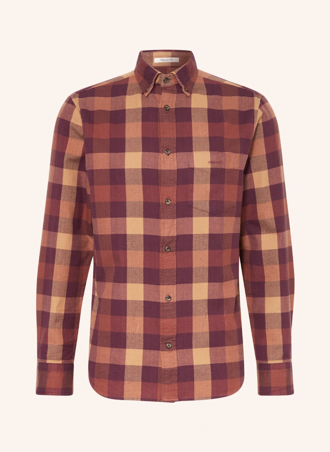 

Рубашка GANT Regular Fit, темно-красный