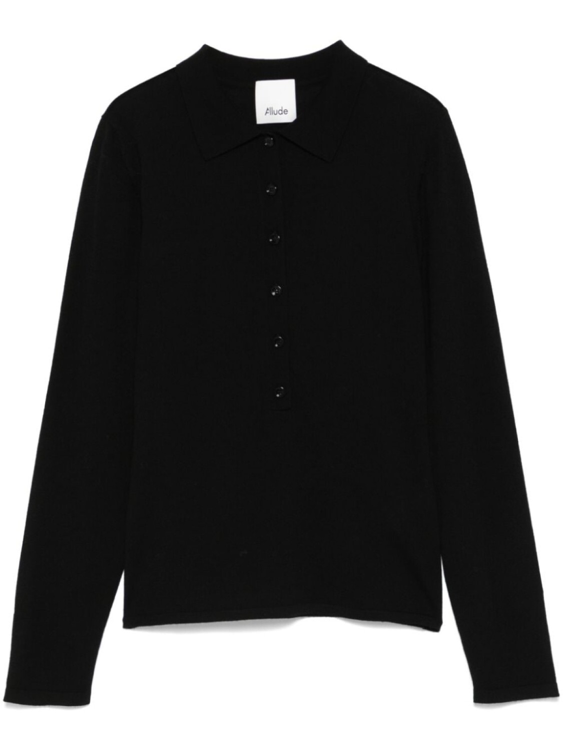 

Allude шерстяная рубашка поло, черный