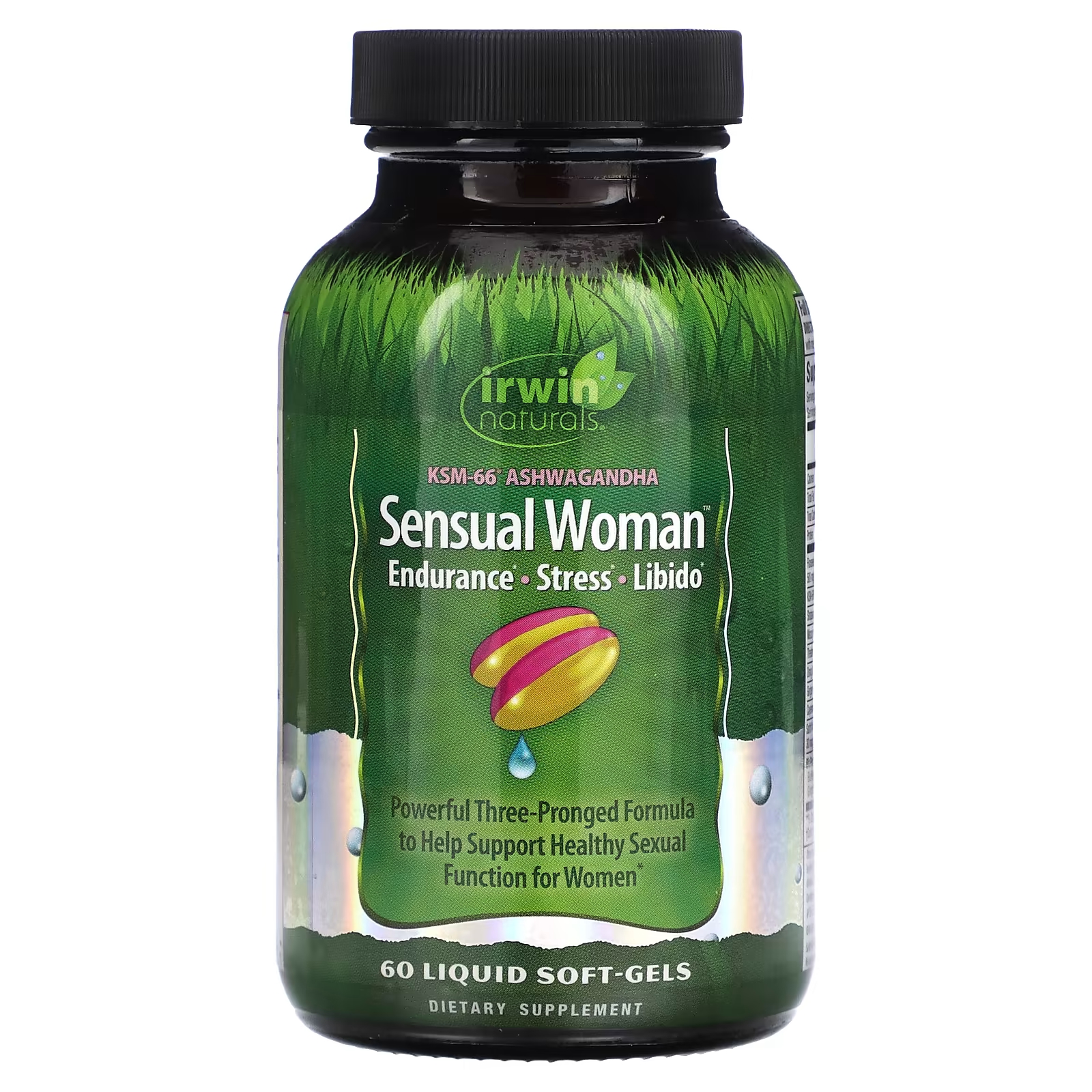 Витамины для женщин Irwin Naturals Sensual Women, 60 капсул nature s bounty добавка для снятия тревоги и напряжения ашваганда ksm 66 50 таблеток