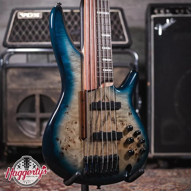 

Басс гитара Ibanez SRAS7CBS 7-String Electric Bass, Cosmic Blue Starburst