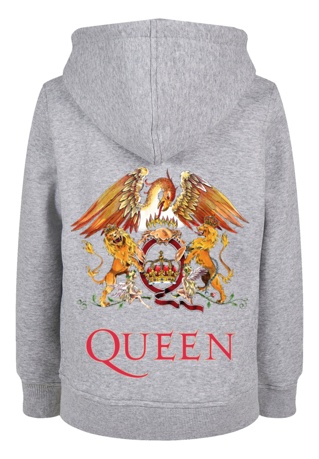 

Пуловер F4NT4STIC Basic Kids Hoodie Queen Classic Crest, цвет heathergrey
