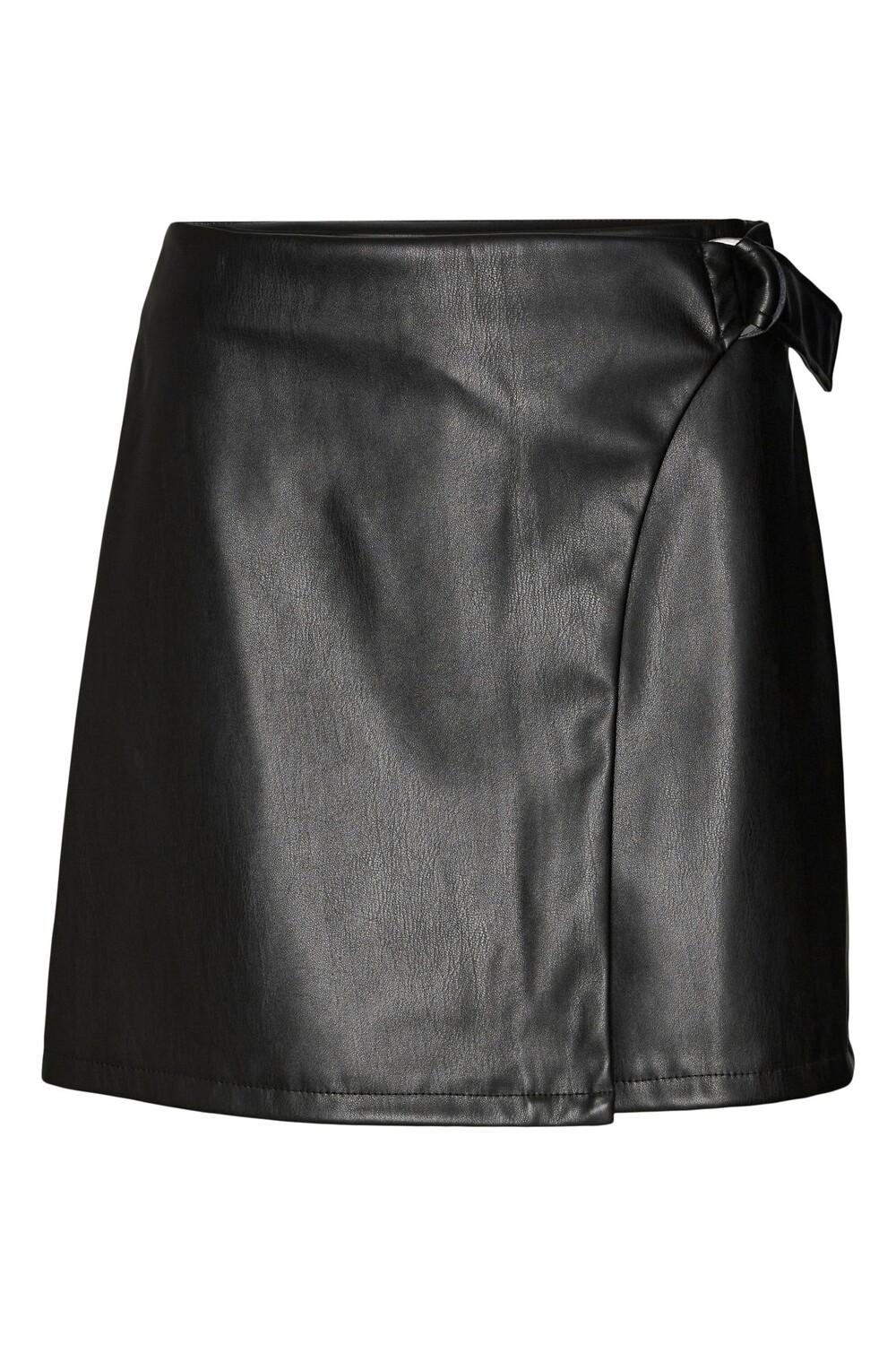 

Мини-юбка Vero Moda из искусственной кожи и пряжкой VERO MODA, черный