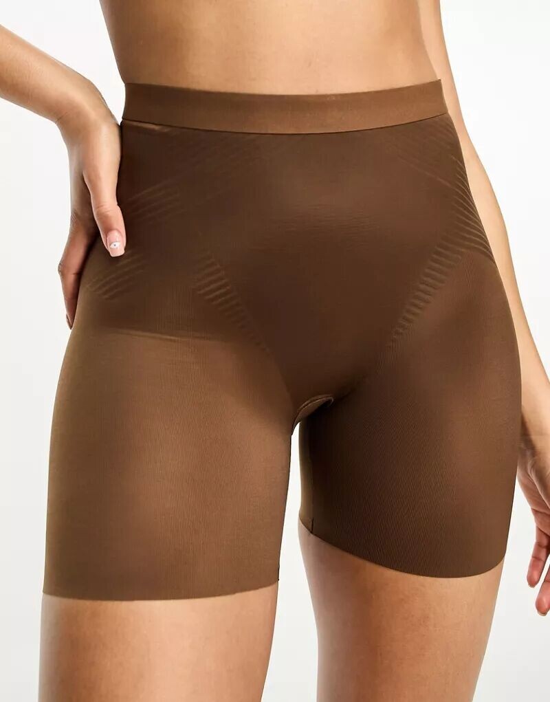 

Темно-бордовые шорты для девочек Spanx Thinstincts 2.0, Коричневый