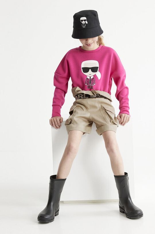 

Детские шорты Karl Lagerfeld Z14174.156.162, бежевый