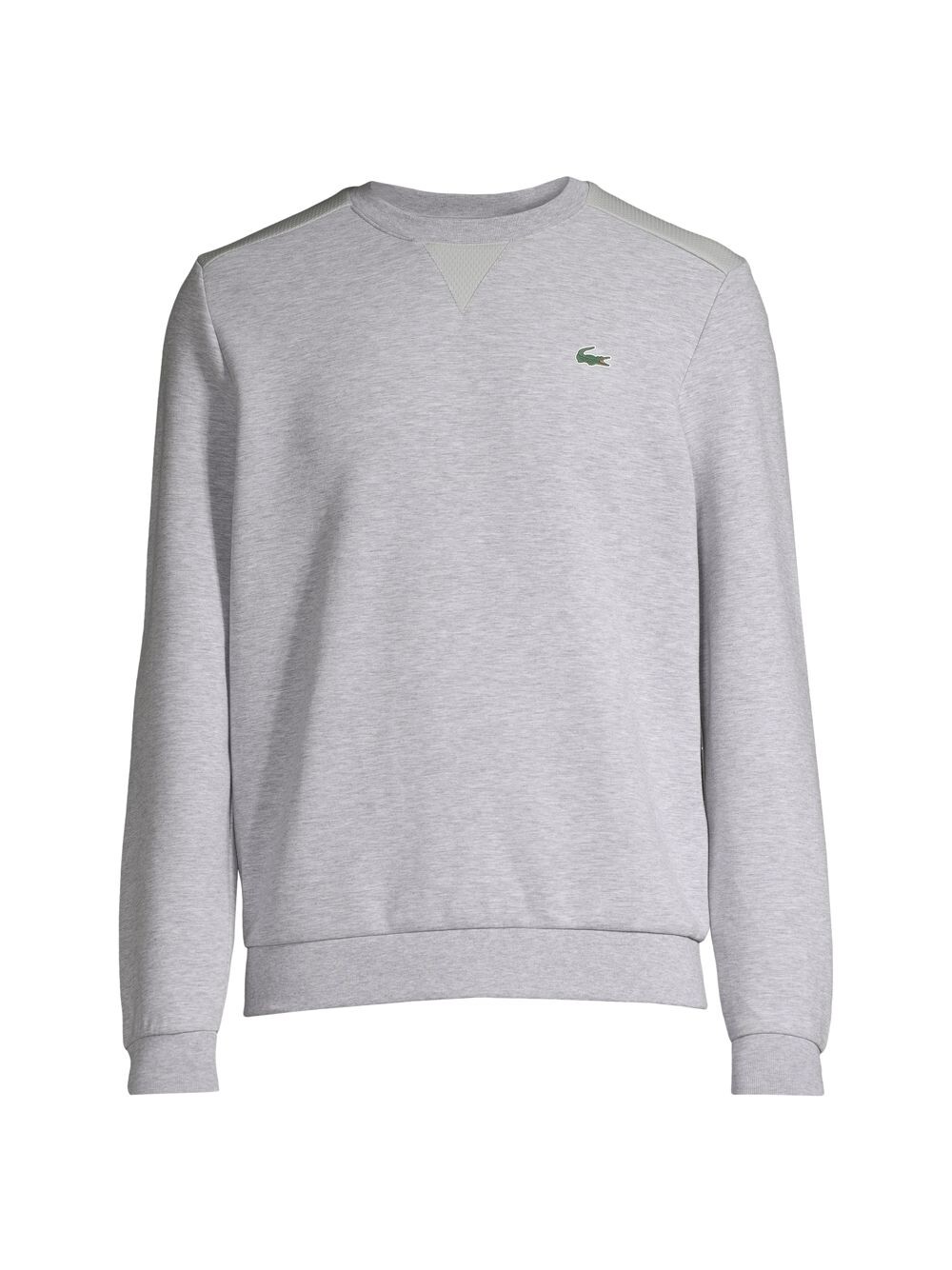

Спортивная толстовка со вставками из сетки Lacoste, серебряный, Серый