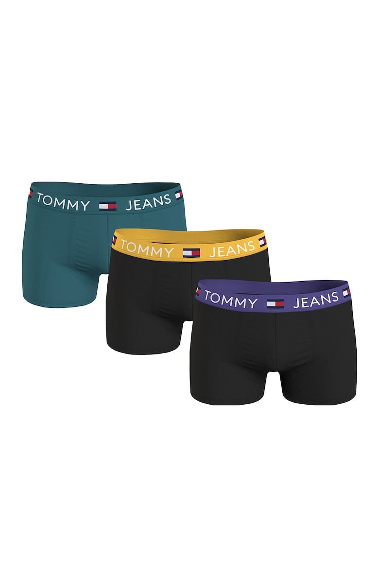 

Боксеры с логотипом на поясе - 3 пары Tommy Hilfiger, синий