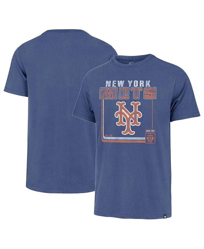 

Мужская футболка Royal New York Mets Borderline Franklin '47 Brand, синий
