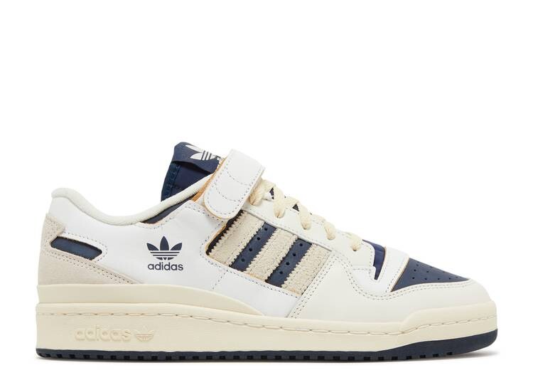 Кроссовки Adidas FORUM 84 LOW 'OFF WHITE COLLEGIATE NAVY', белый кроссовки adidas forum 84 low adv collegiate navy gum