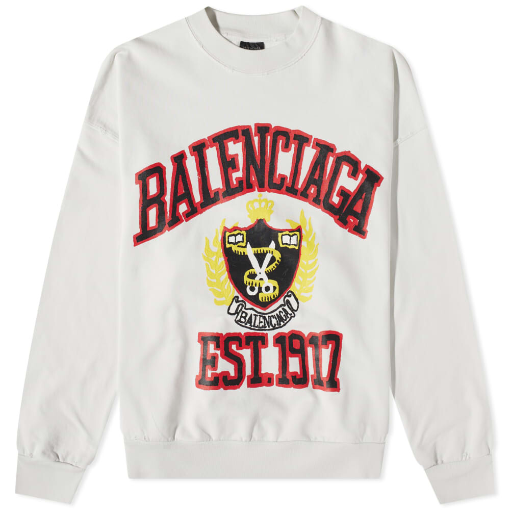 цена Свитшот Balenciaga College Crew