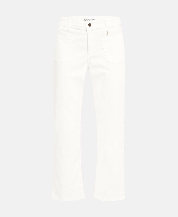 

Джинсы с вырезом Bogner, цвет Wool White