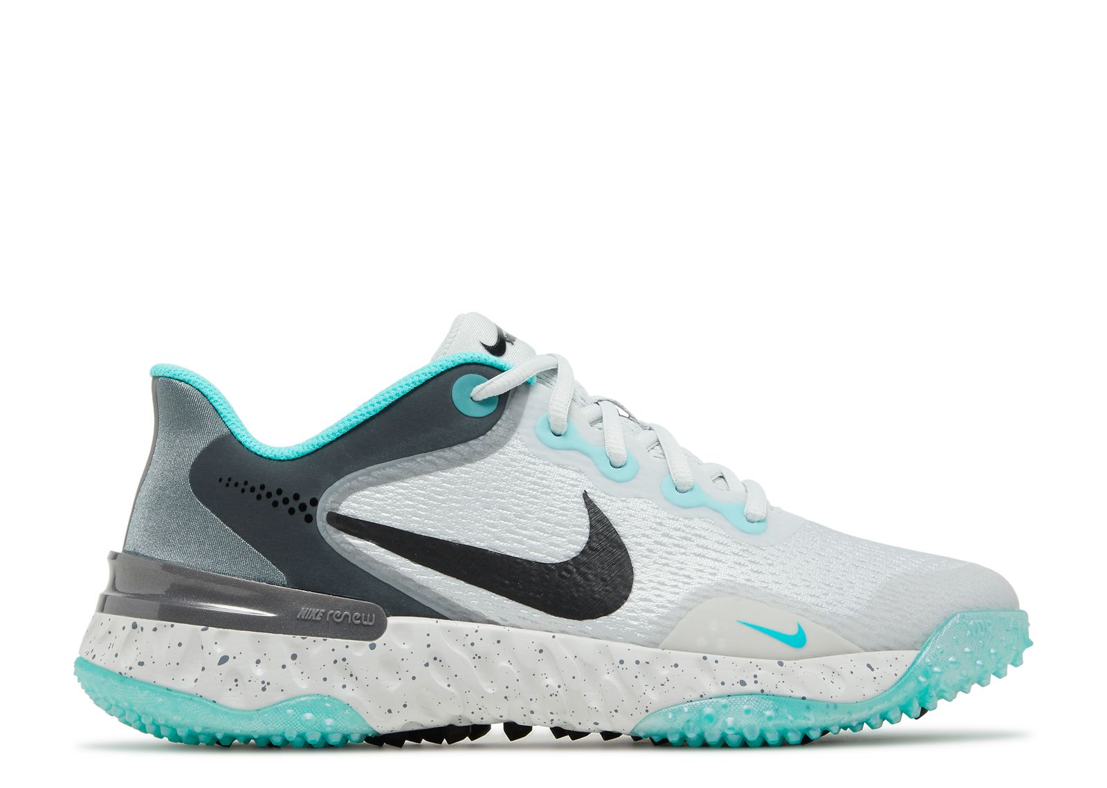 цена Кроссовки Nike Wmns Alpha Huarache Elite 3 Turf 'Photon Dust Dynamic Turquoise', серый